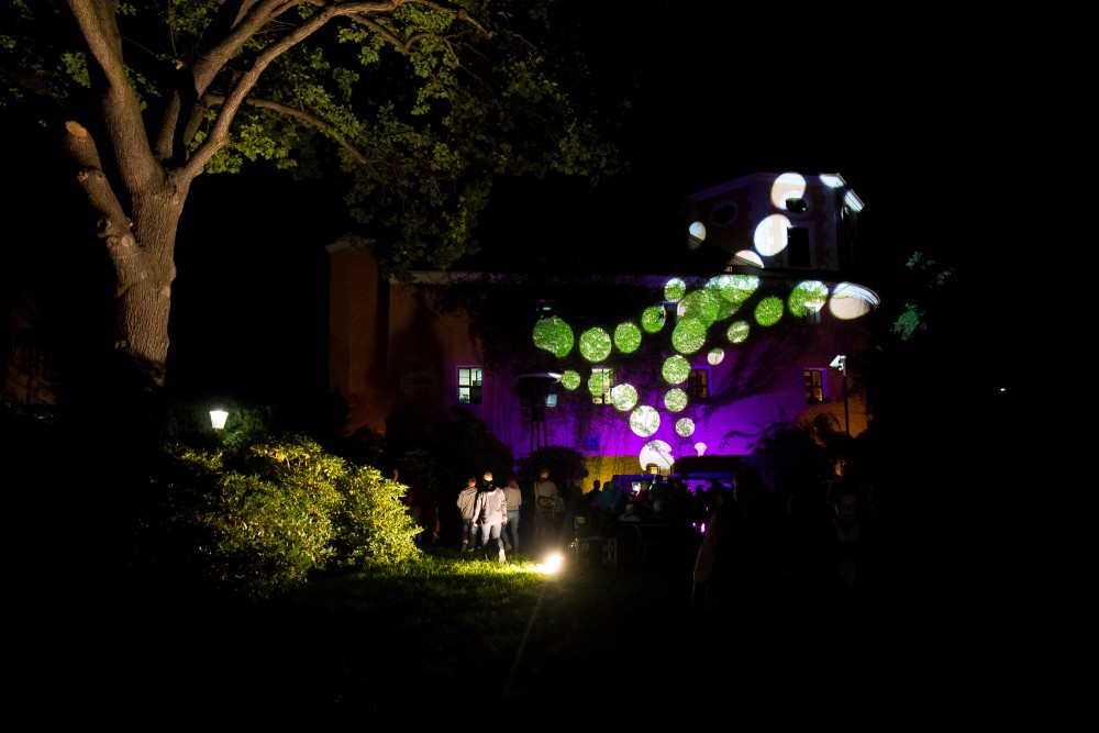 Festival světel v Žitavě.