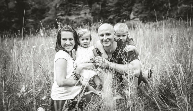 Martin Kusy s rodinou