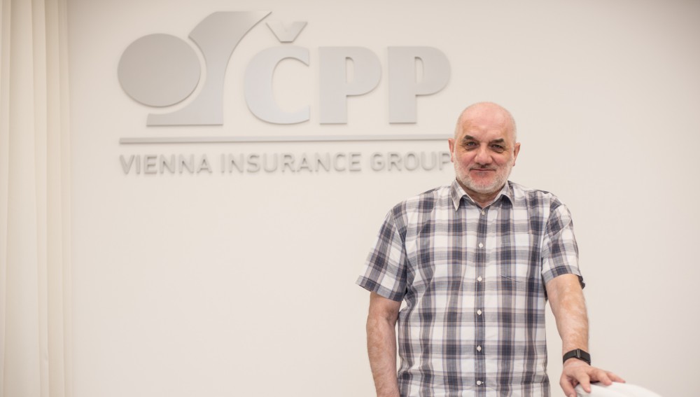 Česká podnikatelská pojišťovna v úterý 2. ledna otevře nové pracoviště v Igy centru na Pražské třídě v Českých Budějovicích. Na snímku je regionální ředitel Pavel Cepek.