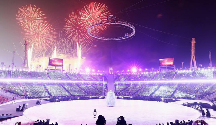 Zahájení zimních olympijských her.