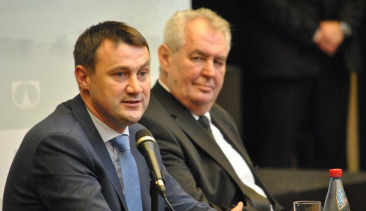 Martin Půta a Miloš Zeman.