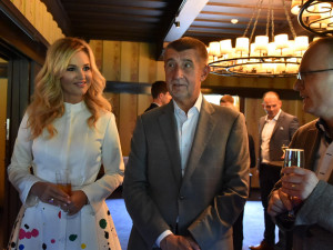 Andrej Babiš při návštěvě.