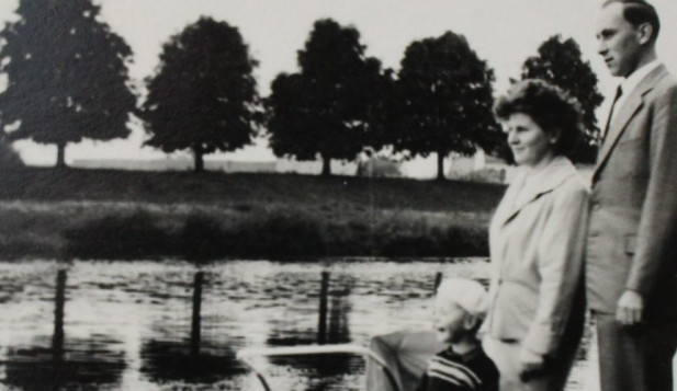 Eva Žárská s manželem a syny, 60. léta