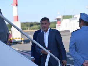 Andrej Babiš v Karlových Varech.