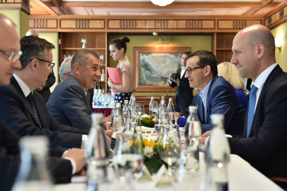 Andrej Babiš v Karlových Varech.