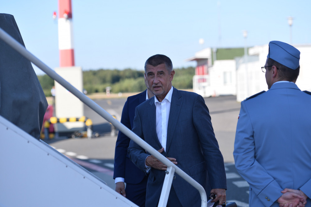 Andrej Babiš v Karlových Varech.