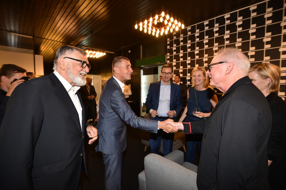 Andrej Babiš v Karlových Varech.