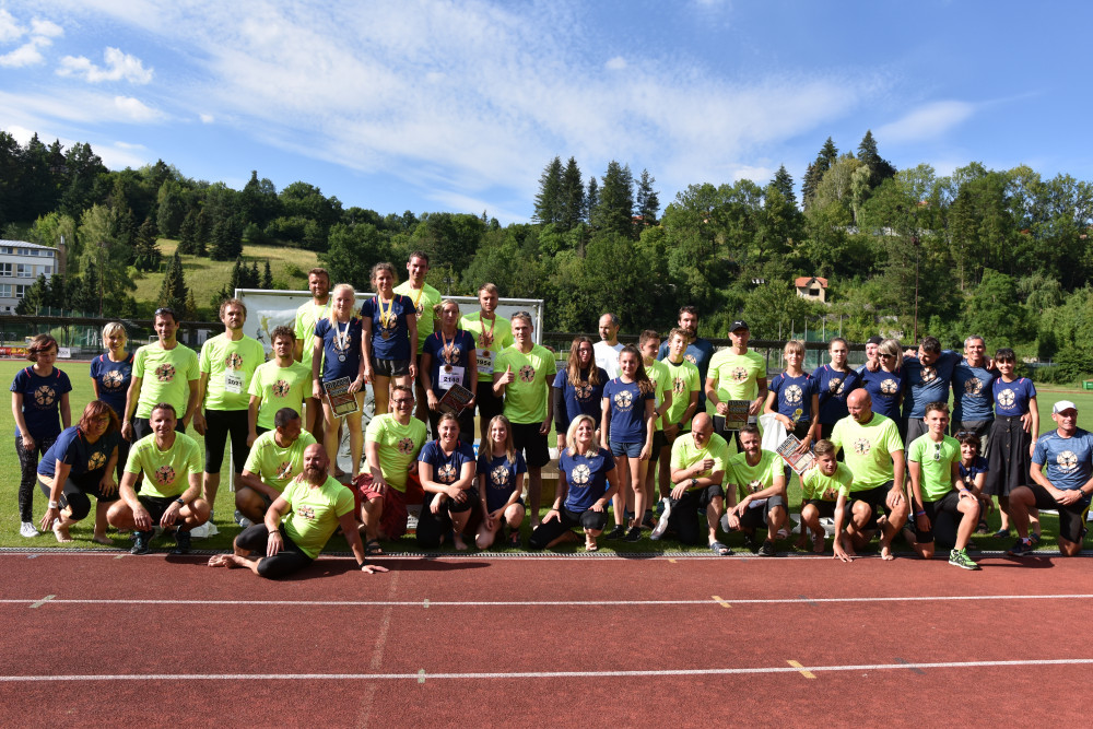 Startovní pole na 14. ročníku Šnomíbo desetiboje v Českém Krumlově