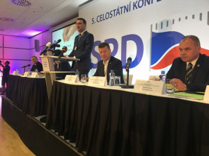 VIDEO: Okamura je opět šéfem SPD, mandát má na tři roky