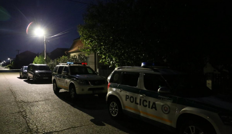 Místo policejní razie.