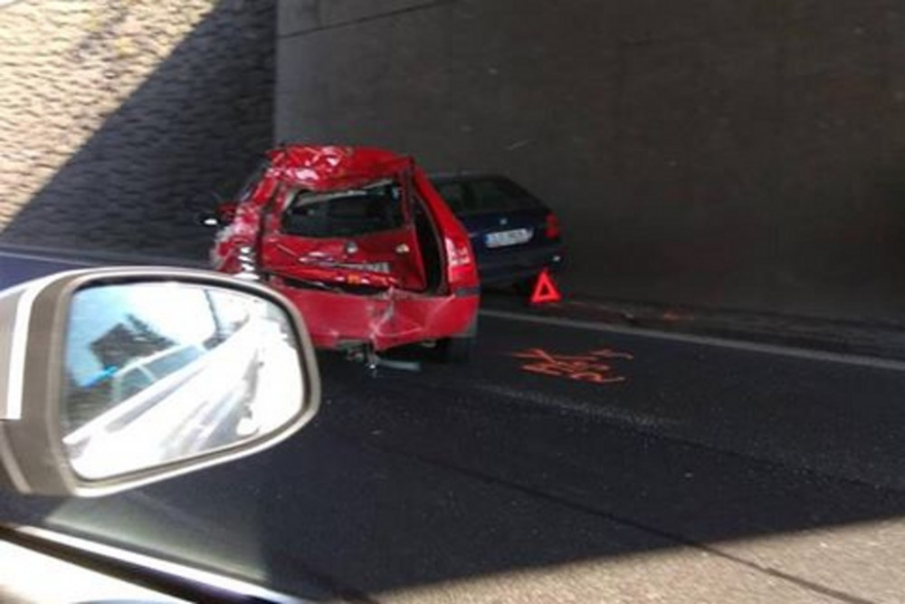 Nehoda na průtahu Libercem.