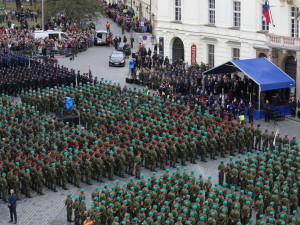 FOTO, VIDEO: Výročí 100 let republiky: Přísaha u Hradu, otevření Národního muzea