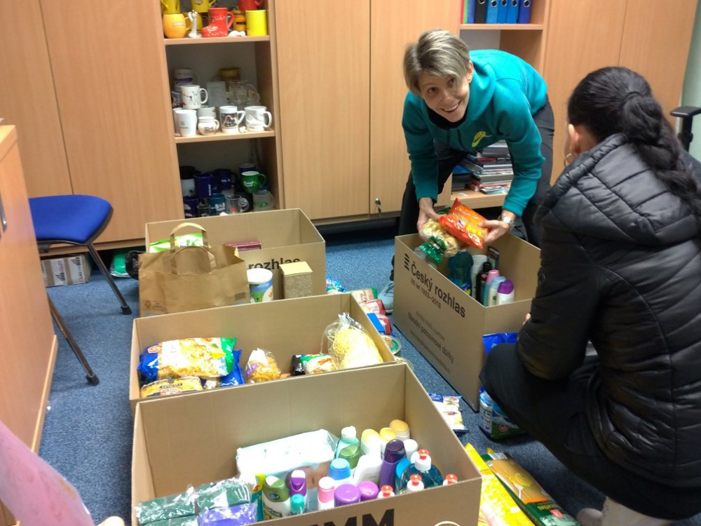 Národní potravinová sbírka: V Jihlavě se vybralo dvakrát více než vloni. Nejvíce bylo těstovin