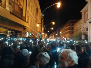 Tisíce lidí v Praze na Staromáku žádaly odchod premiéra.