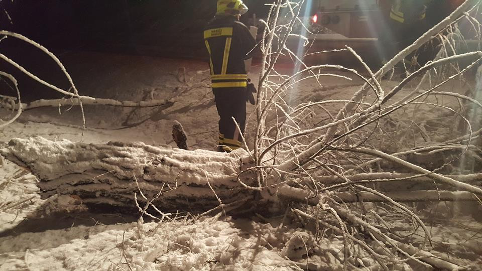 Zásah hasičů na Českolipsku