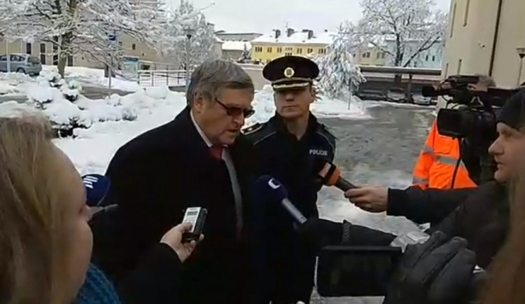 Tisková konference k situaci na D1.