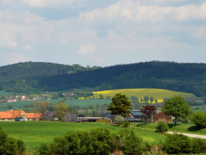 Desítky tisíc aut se dál valí přes Olbramovice. ŘSD chybí čtyři tisíce metrů čtverečných pozemků pro stavbu obchvatu