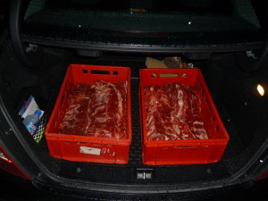 Celní správa zajistila 33 kilogramů nebezpečného hovězího masa, to mělo skončit v jedné z českokrumlovských restaurací