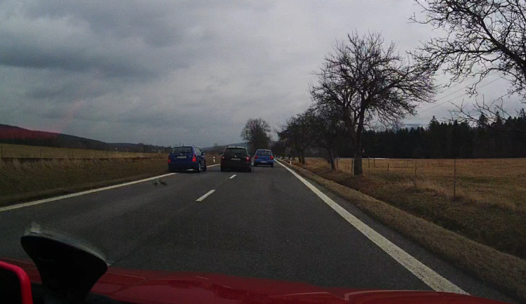 Nehoda u Hajniště.