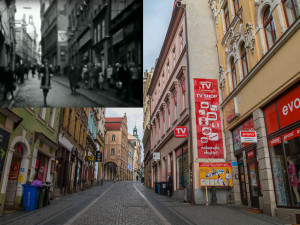 Liberec ve filmu: Zagorová zpívala v Pražské, tehdy přes Benešák jezdily tramvaje