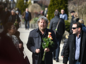 Pohřeb Jiřího Pomeje.