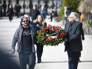 Pohřeb Jiřího Pomeje.