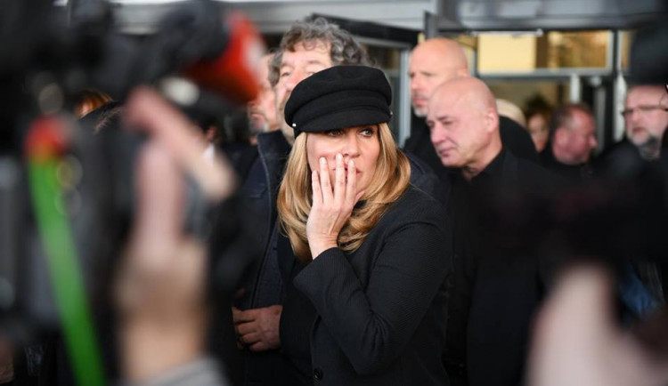 Pohřeb Jiřího Pomeje.