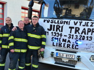Hasičský sbor dnes opouští Jiří Trapp.