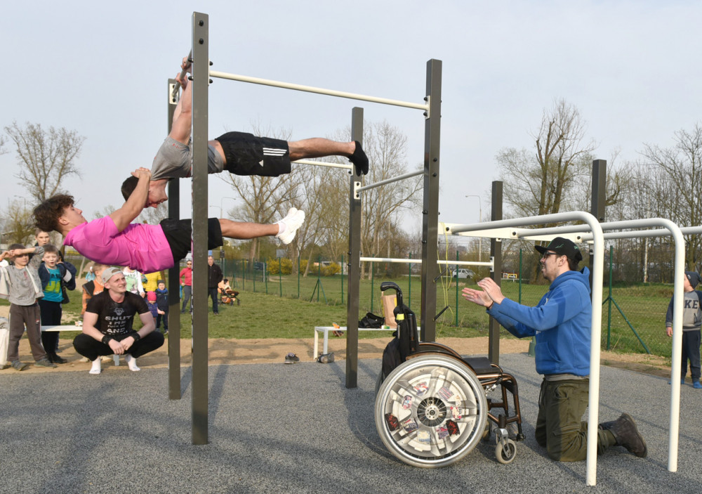 Workoutové hřiště pro handicapované