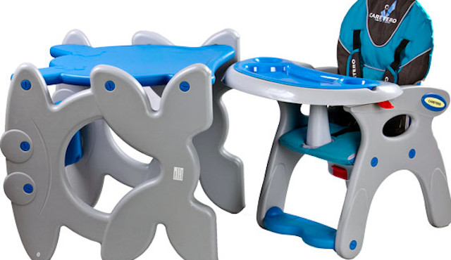 Varování před nestabilními dětskými židličkami