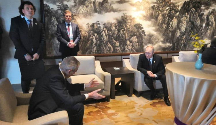 Miloš Zeman a Vladimír Putin.