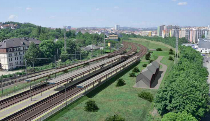 Na hostivařské trati nastal další milník. Začala rekonstrukce železniční stanice Praha-Vršovice