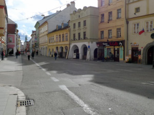 Krajinská ulice původně.