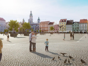 Náměstí po úpravě.