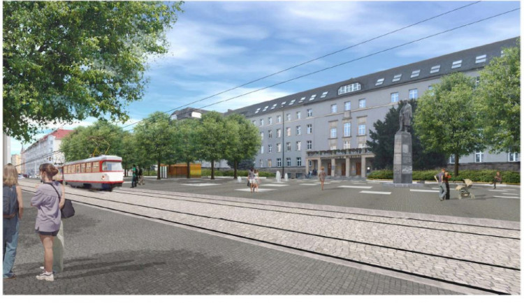 Vídeňské zastávky i přestěhovaný Masaryk. Podívejte se na možné podoby Žižkova náměstí