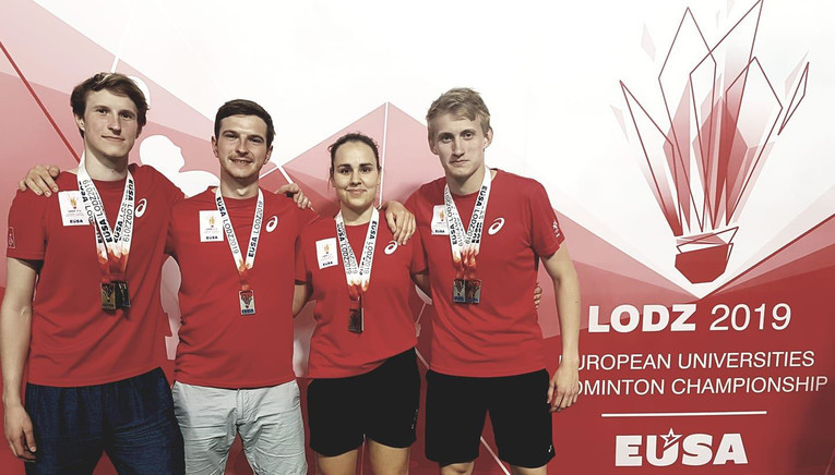 Skvělý úspěch badmintonistů ze ZČU. Jan Louda je mistrem Evropy.