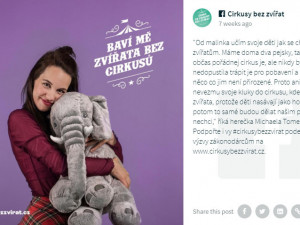 Divoká zvířata do šapitó nepatří, kampaň chce Cirkusy bez zvířat! Podporují ji i známé osobnosti.