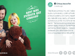 Divoká zvířata do šapitó nepatří, kampaň chce Cirkusy bez zvířat! Podporují ji i známé osobnosti.