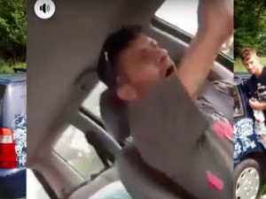 VIDEO: Zdrogovaný muž ujížděl policii. Zběsilou jízdu i policejní střelbu si natáčel na Instagram
