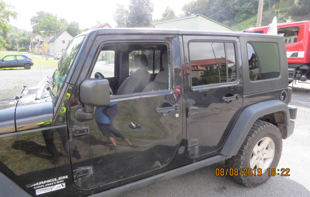 Foto z místa nehody