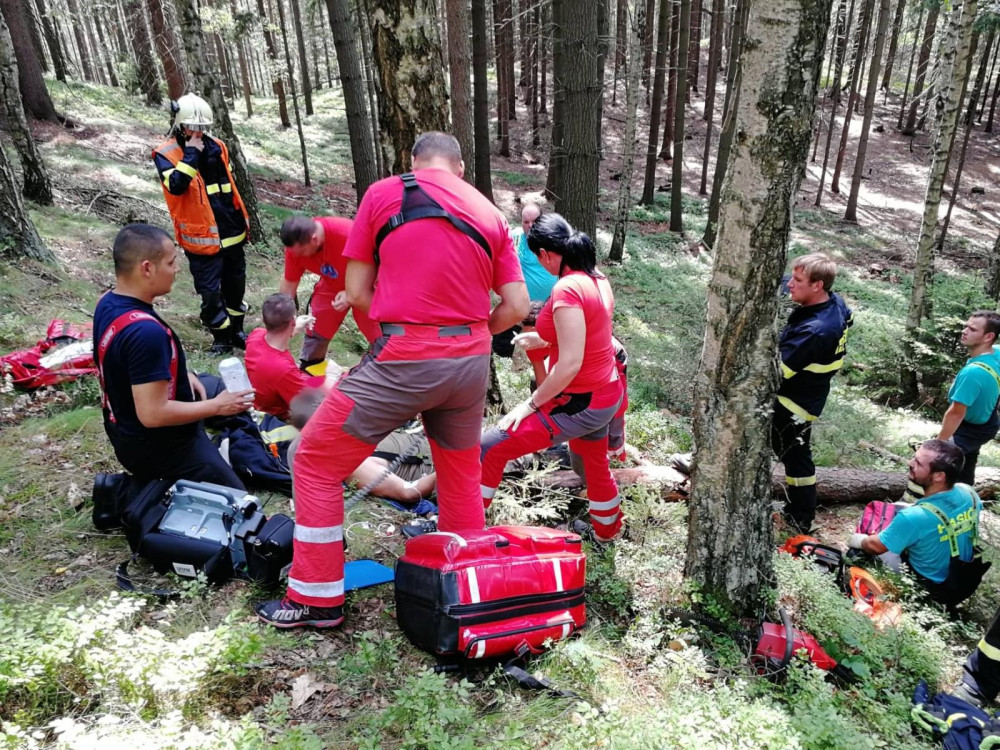 Foto z místa zásahu