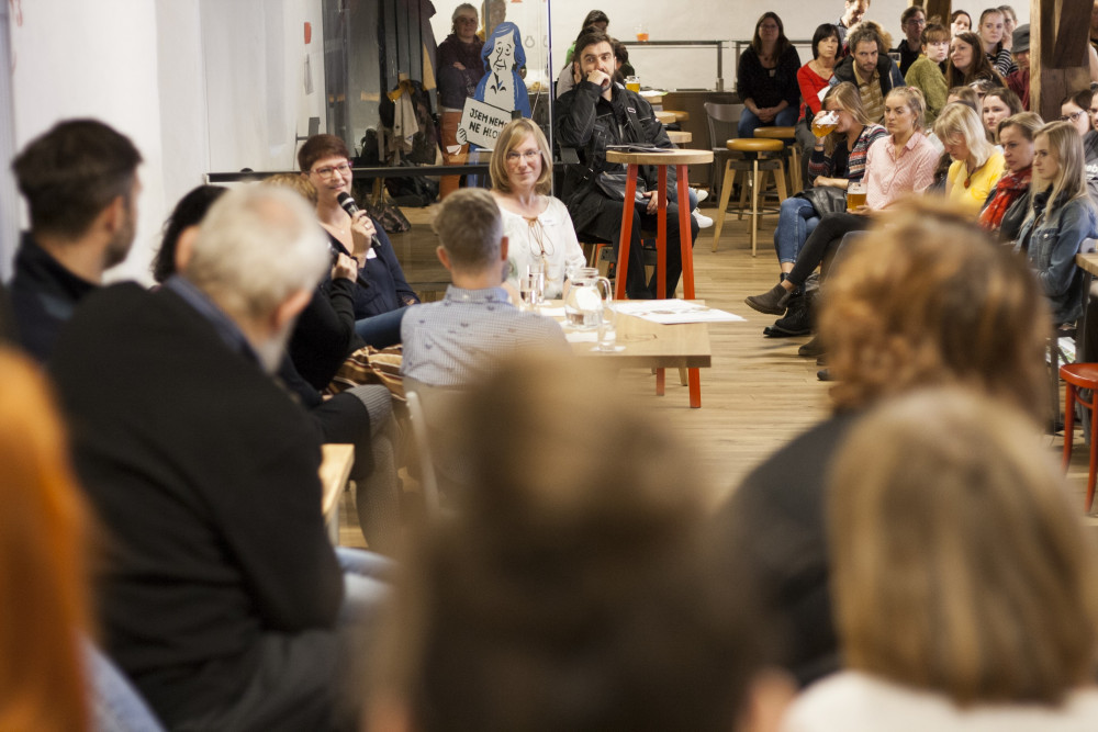 Beseda v ČB Solnici, foto archiv FOKUS České Budějovice