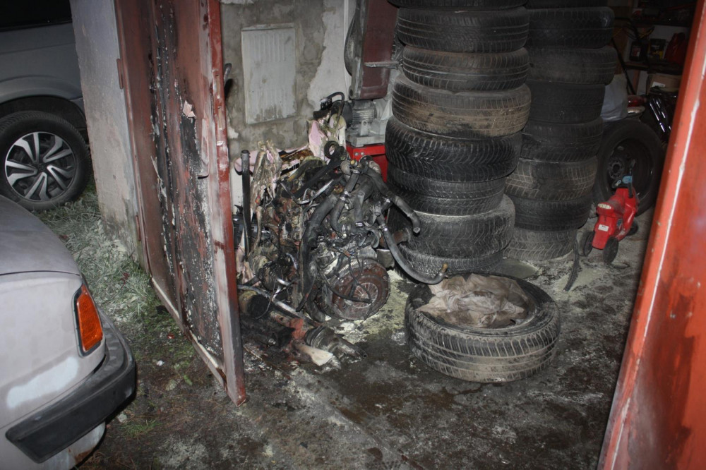 Požár v Týně nad Vltavou