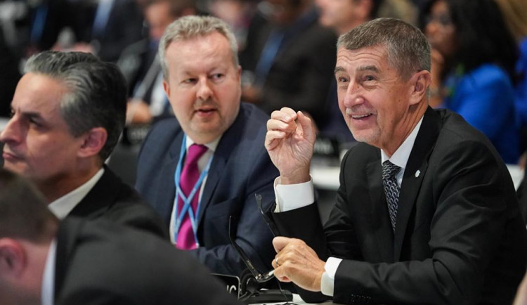 Andrej Babiš na klimatickém summitu.