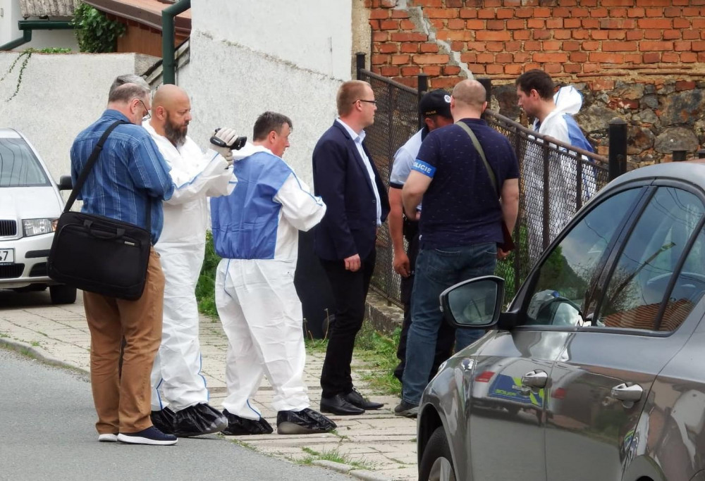 Snímek z místa činu. 