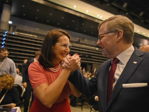 FOTOGALERIE: Občanští demokraté si v Praze zvolili své vedení. V předsednictvu zasedne šestice mužů