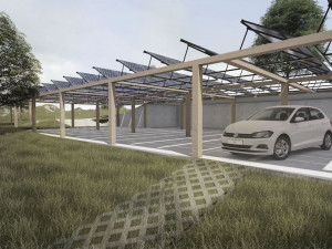 Vlastní elektřina a záplava vegetace. V Česku se chystá první městská zelená čtvrť