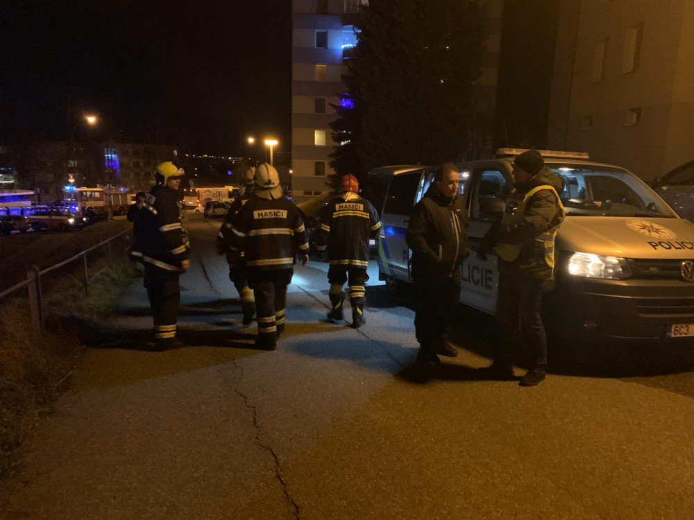 Požár bytu ve Strakonicích