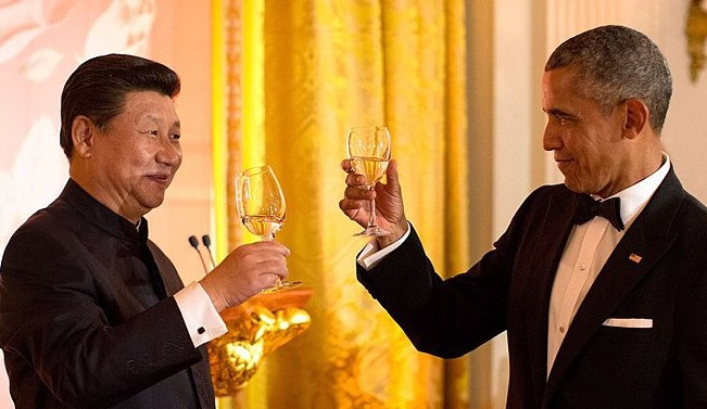 Čínský a americký prezident.