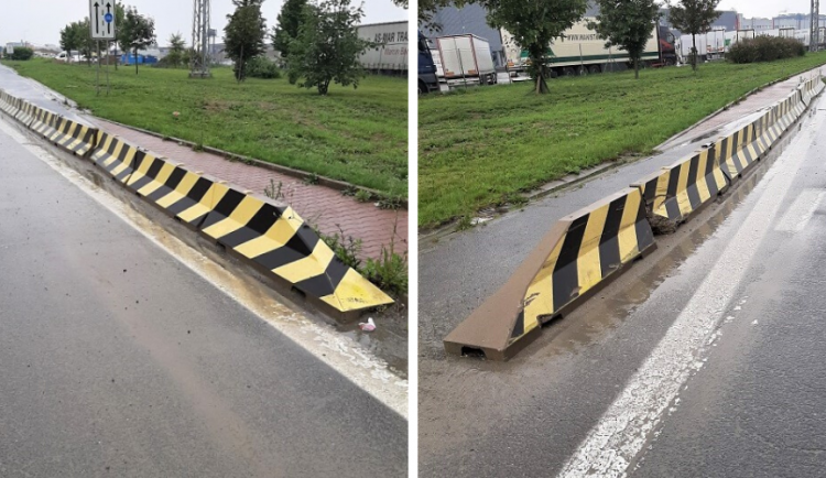 V pondělí se budou na Týnecké opravovat betonová svodidla, uzavřen bude jeden jízdní pruh